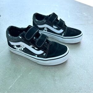 Disney X Vans Black and White Kids Sneakers 100 year anniversary size 12